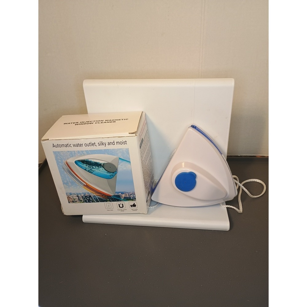 Magnetic Window Cleaner Unisex OS White New Water Injection Double Sided